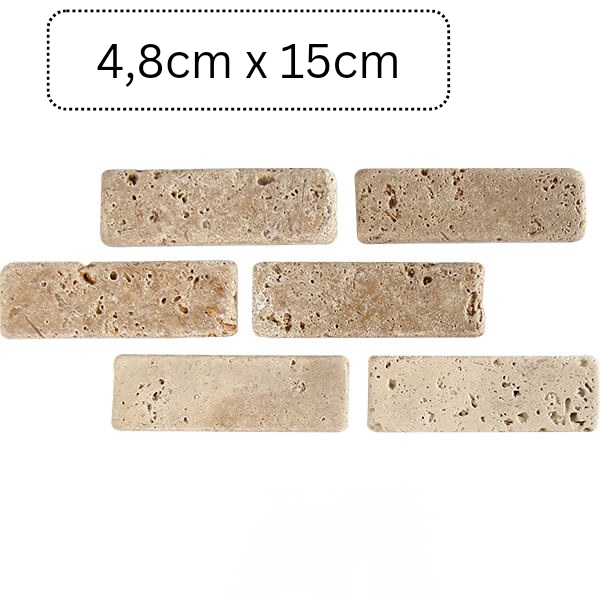 Produktbild von Cream Travertin Ziegelstein