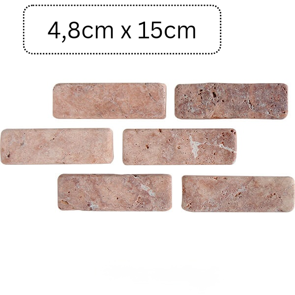 Produktbild von Rubin Travertin Ziegelstein
