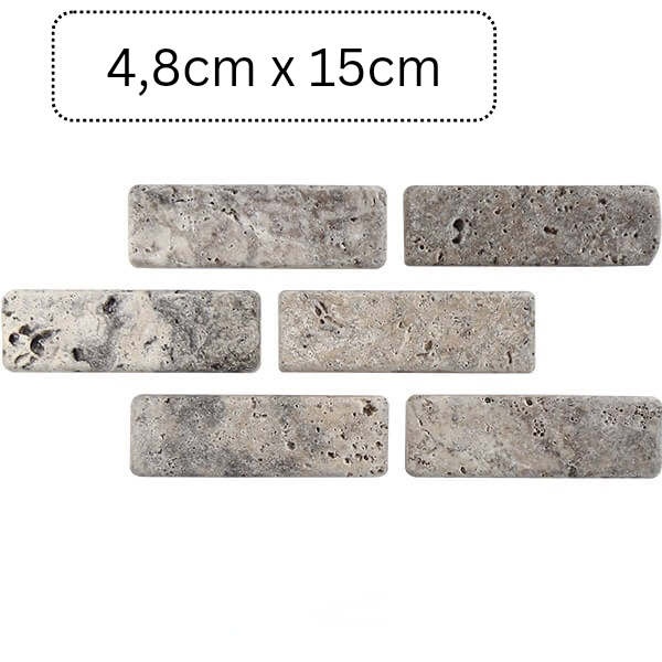 Produktbild von Silver Travertin Ziegelstein