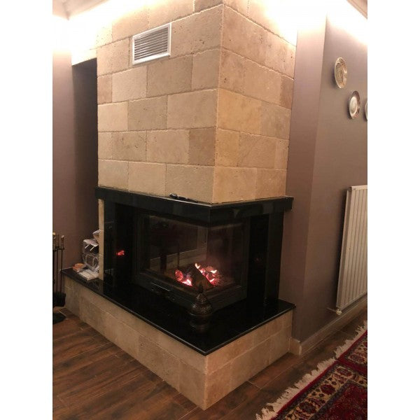 Carrelage Travertin Crème Moyen (1m²)