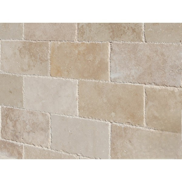 Carrelage Travertin Crème Moyen (1m²)