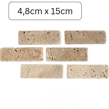 Produktbild von Cream Travertin Ziegelstein 
